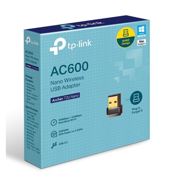 Adaptador TP-Link Nano USB WIFi AC600