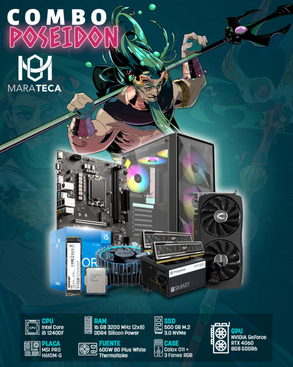 Combo PC Gamer Poseidon