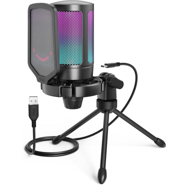 Micrófono Streamer Fifine Ampligame A6V
