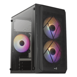 Case Aerocool Gamer CS-107 + 2 Fanes RGB
