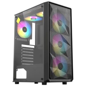 Case Calax Gamer  011 + 3 Fanes RGB