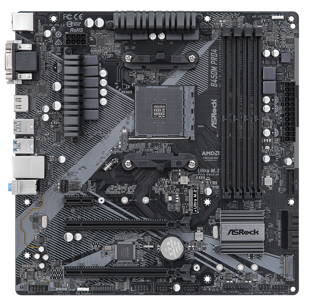 Motherboard Asrock B450M PRO4 R2.0
