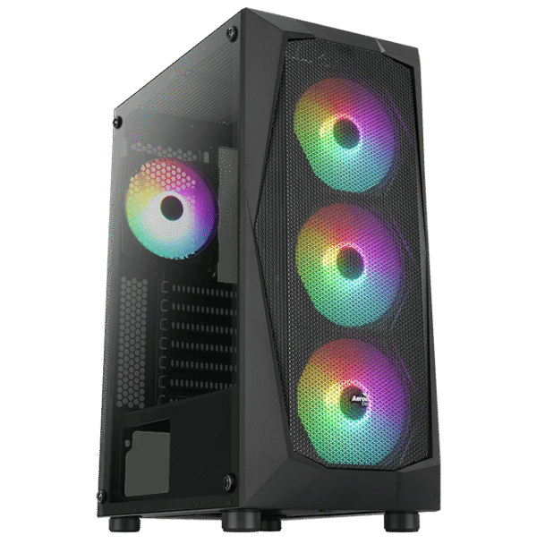 Case Aerocool Gamer Falcon + 4 Fanes RGB