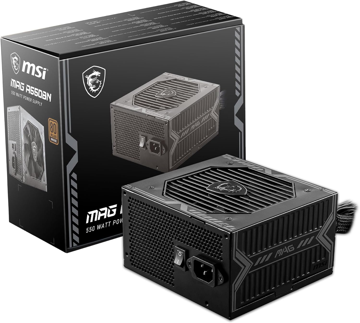 Fuente de Poder MSI MAG 550W 80 Plus Bronze