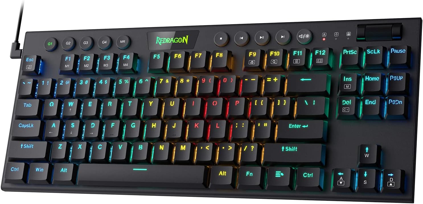 Teclado Redragon Horus K622 TKL RGB
