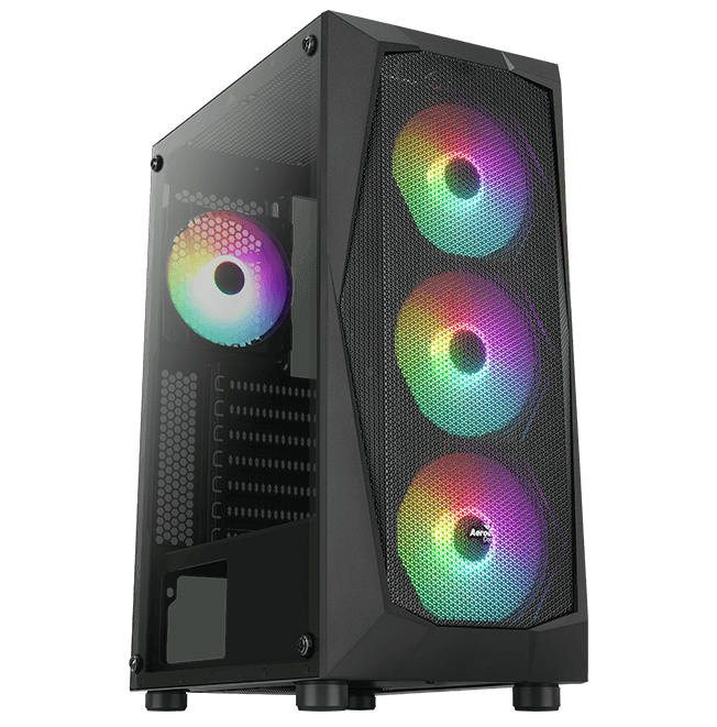 Case Aerocool Gamer Falcon + 4 Fanes RGB