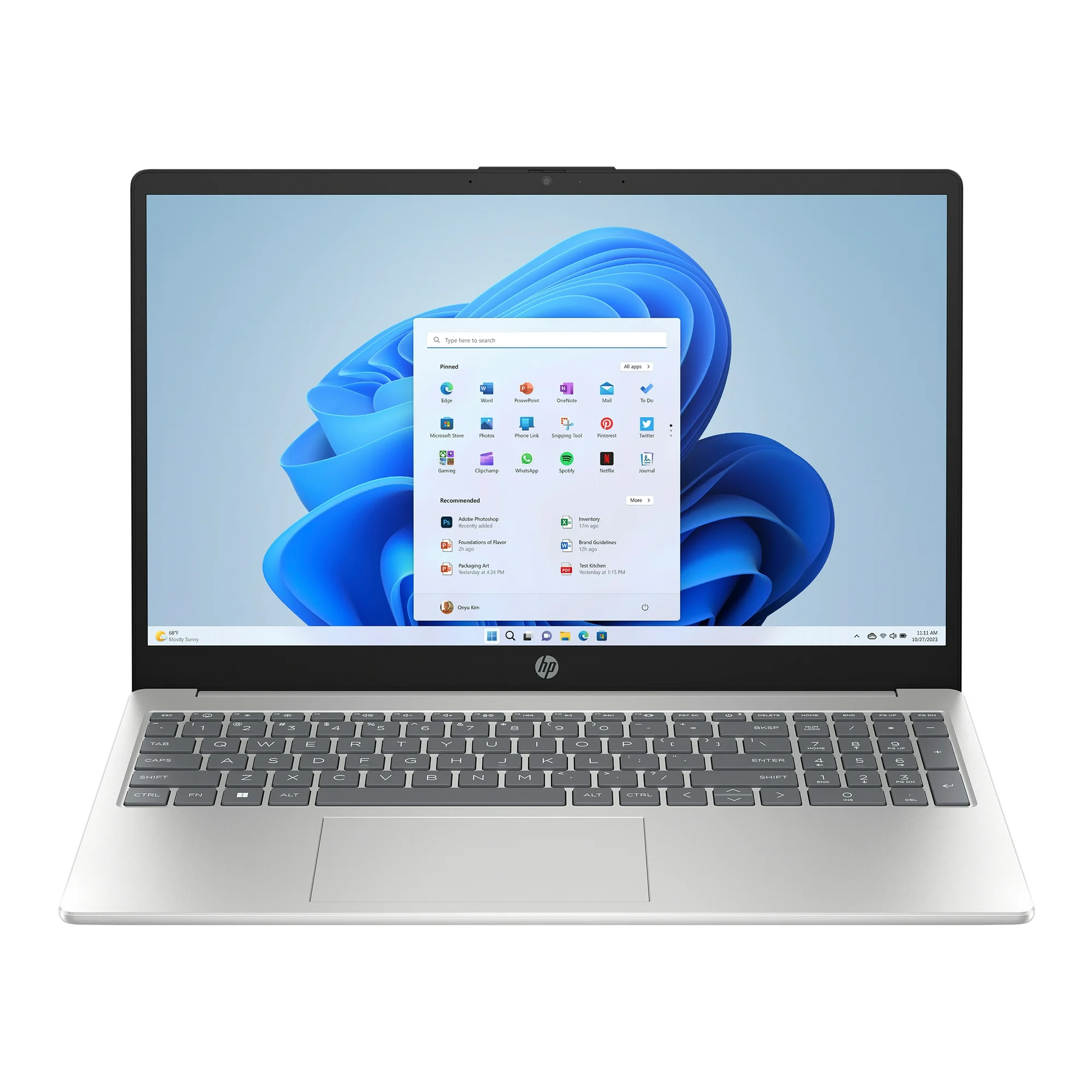 Laptop HP 15.6" - Intel i5 1235U - 8GB Ram - 256GB SSD - Silver