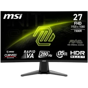 Monitor MSI 27" FHD 280Hz Rapid VA - Gaming Curvo MAG 276CXF