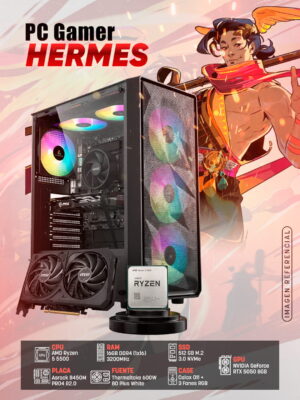 PC Gamer Hermes (R5 5500 + RTX 5050 8GB)