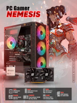 PC Gamer Nemesis (R5 4500 + Rx 6600 8GB)