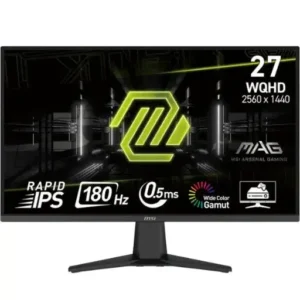 Monitor MSI 27" WQHD 2K 180Hz Rapid IPS - Gaming MAG MP275QF