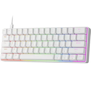 Teclado Mecánico Newmen GM611 60% White