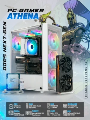 PC Gamer Athena (i5 12400F + RTX 5060 8GB)