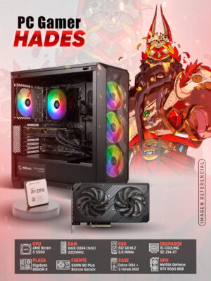 PC Gamer Hades (R5 5500 + RTX 5060 8GB)