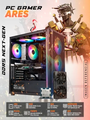 PC Gamer Ares (R5 7600X + RTX 5060 8GB)