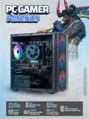 PC Gamer Asterius (i5 12400F + Intel ARC A580 8GB)