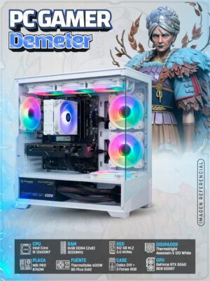 PC Gamer Demeter (I5 12600KF + RTX 5060 8GB)