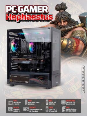 PC Gamer Hephaestus (R5 5600X + RTX 5060 8GB)