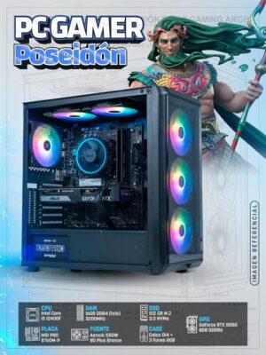 PC Gamer Poseidon (i5 12400F + RTX 5050 8GB)